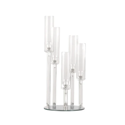 Канделябр стеклянный "Бруно" 5 рожков - изображение 1