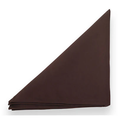 Салфетка полиэстер темно-коричневая - изображение 1