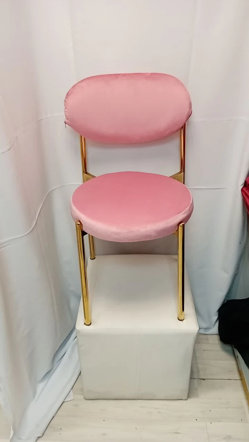 Стул Монако золото розовый