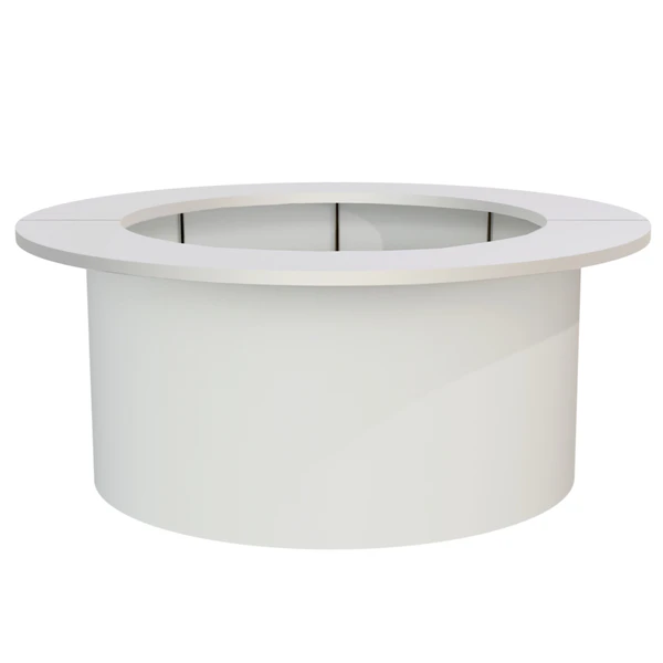 Барная стойка "Луна" 360 белый под кастомизацию  - Фото 1