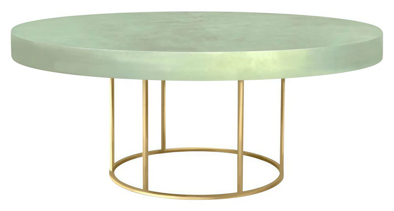 Стол "Лофт" золото травяной