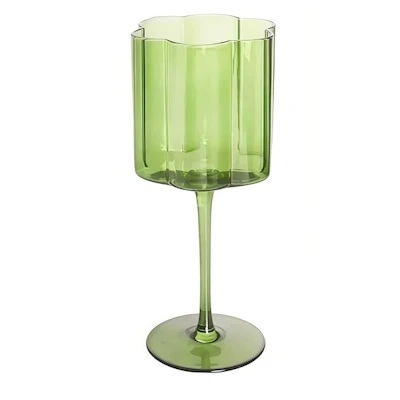 Бокал для вина "Флорал" салатовый - изображение 1