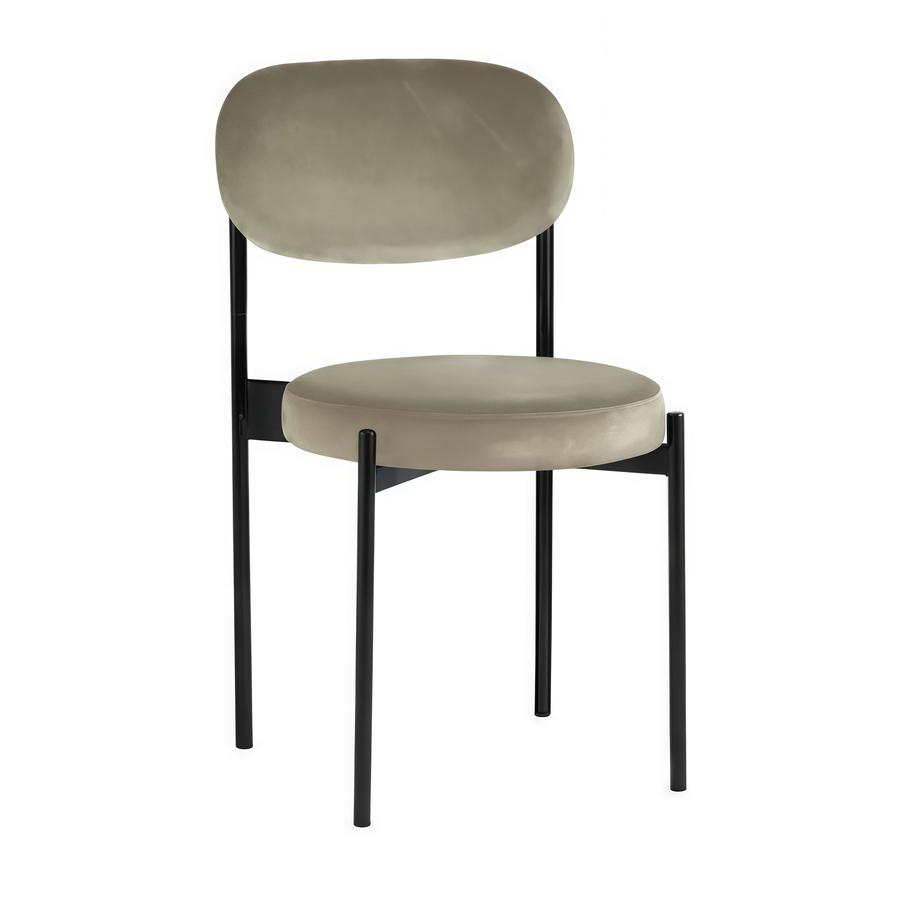 Стул Монако черный  кофе с молоком - Фото миниатюра 1