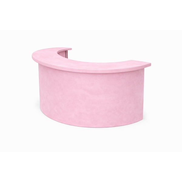 Барная стойка  "Луна"  пепельно-розовый бархат - изображение 2