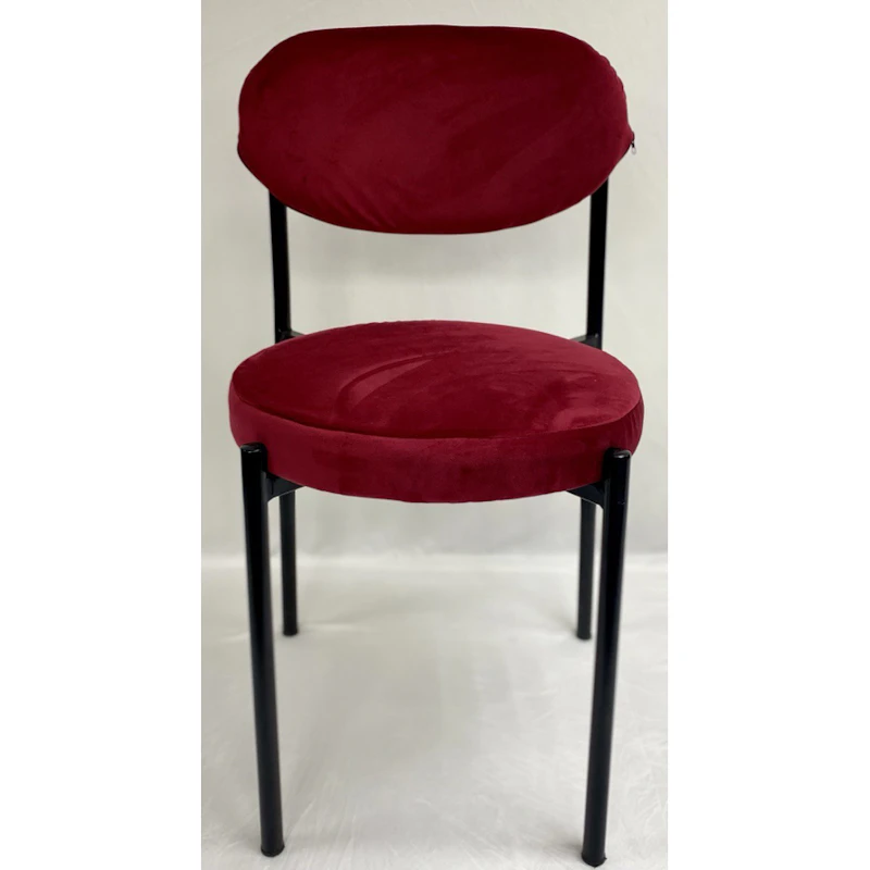 Стул Монако черный рубиновый