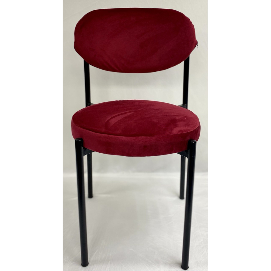 Стул Монако черный рубиновый - Фото миниатюра 2