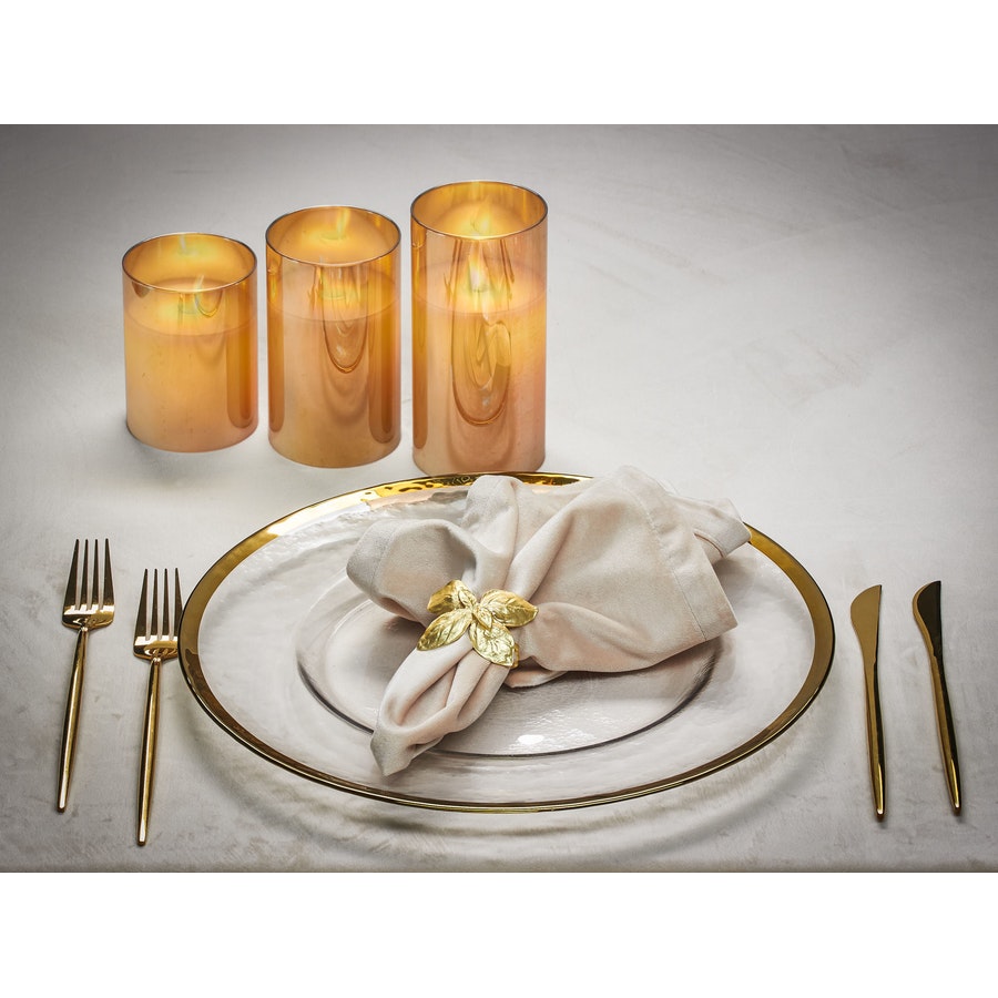 Салфетка бархатная кремовая - Фото миниатюра 6