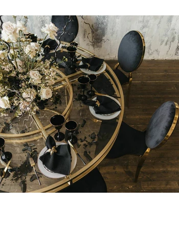 Кольцо для салфеток Флора Золото