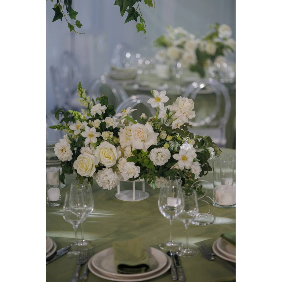 Салфетка бархатная "Бета" светло-зеленая - Фото миниатюра 5