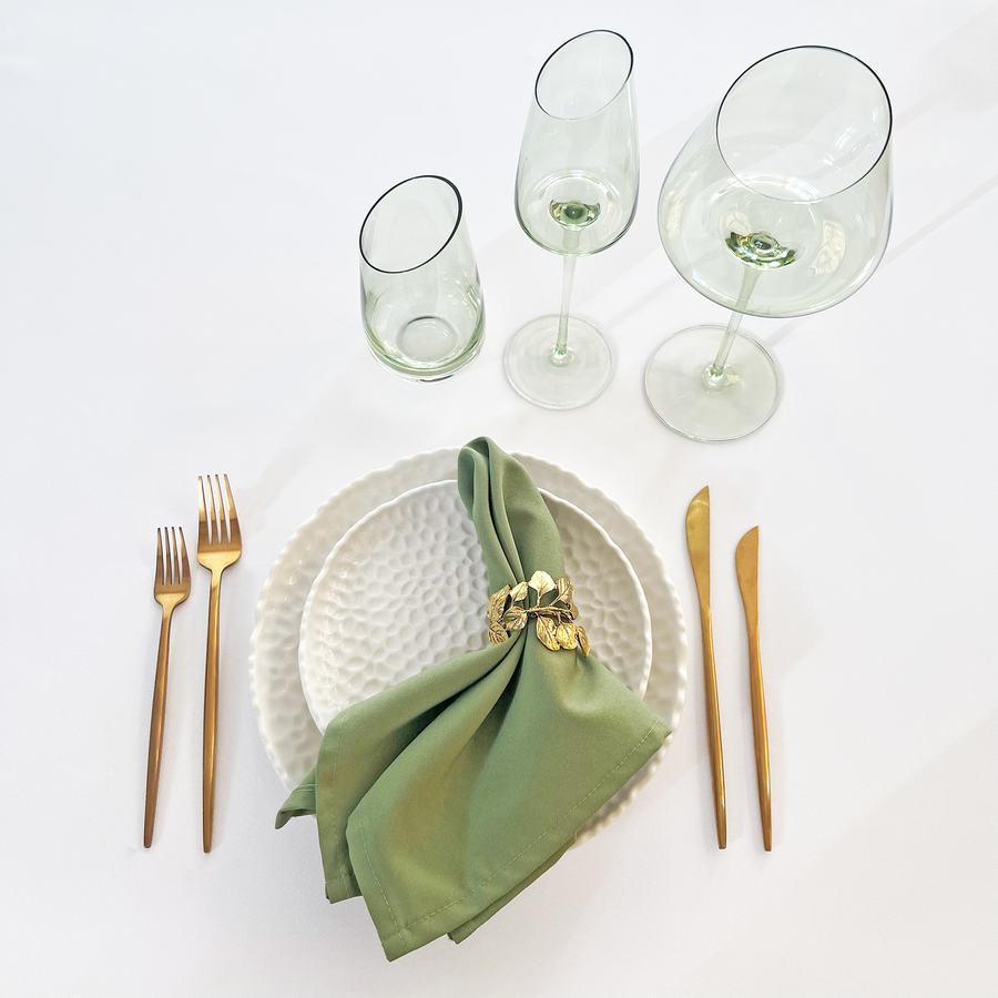 Набор приборов "Сафо" золотых 4 шт - Фото миниатюра 11