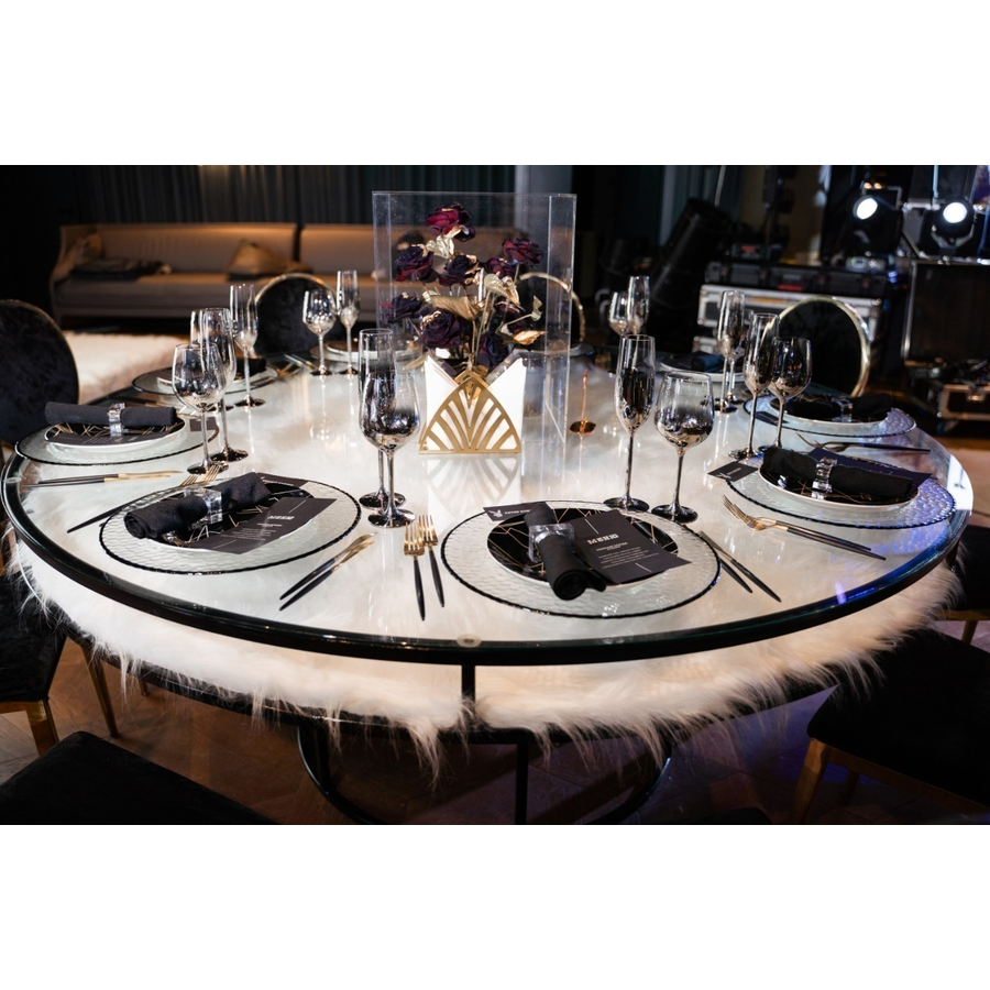 Стол "Лофт" черный 180 см - Фото миниатюра 5