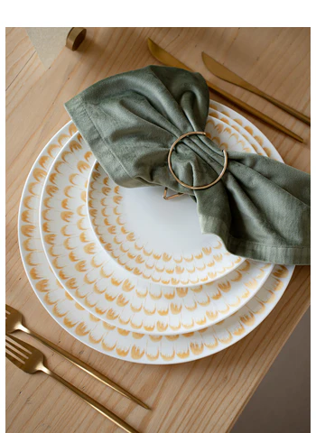 Салфетка бархатная пыльно-зеленая