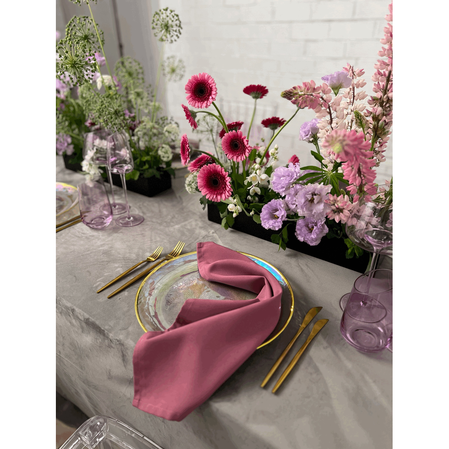 Тарелка "Кристи" перламутровая с золотым кантом - Фото миниатюра 5