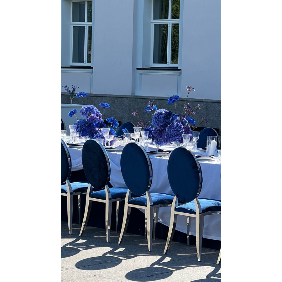 Скатерть широкая прямоугольная поликоттон белая - Фото миниатюра 2