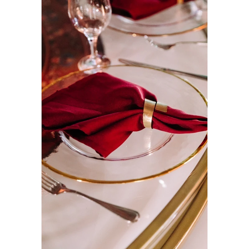 Кольцо для салфеток "Минимал" золото