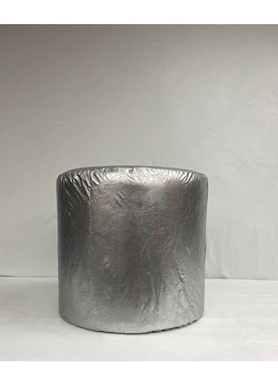 Пуф Люксор серебряный - изображение 2