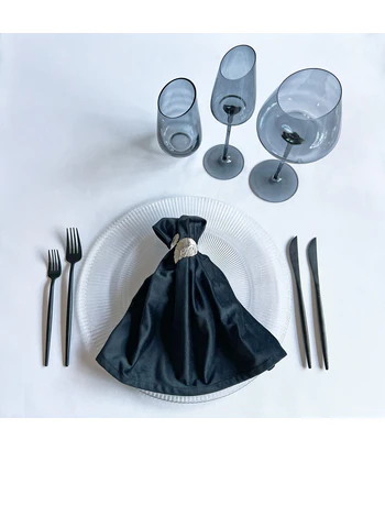 Набор приборов "Сафо" черных 6 шт