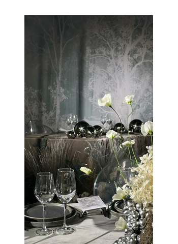 Набор настольной скульптуры «шары Фамилия» серебряные