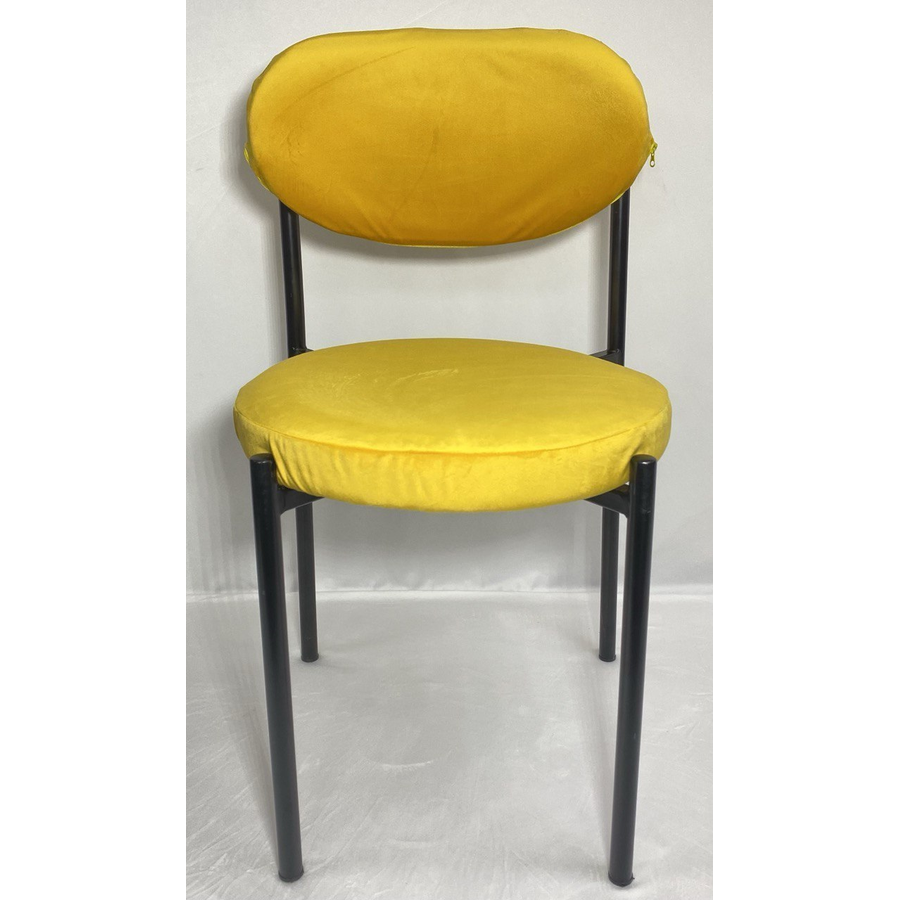 Стул Монако черный лимонный - Фото миниатюра 2