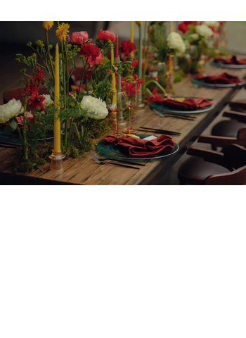 Салфетка бархатная "Бета" янтарная