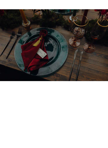 Салфетка бархатная "Бета" янтарная