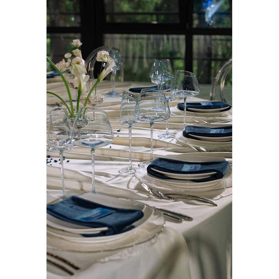 Скатерть "Шелк+" айвори прямоугольная - Фото миниатюра 5