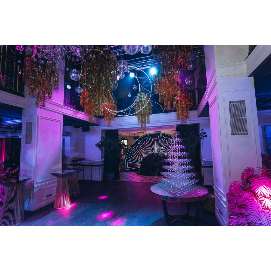 Коктейльный стол золото (каркас) - Фото миниатюра 4