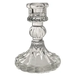 Подсвечник "Полумна" прозрачный