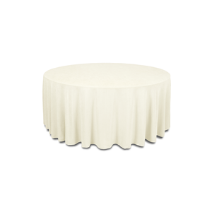 Скатерть канвас "Гамма" сливочная круглая 