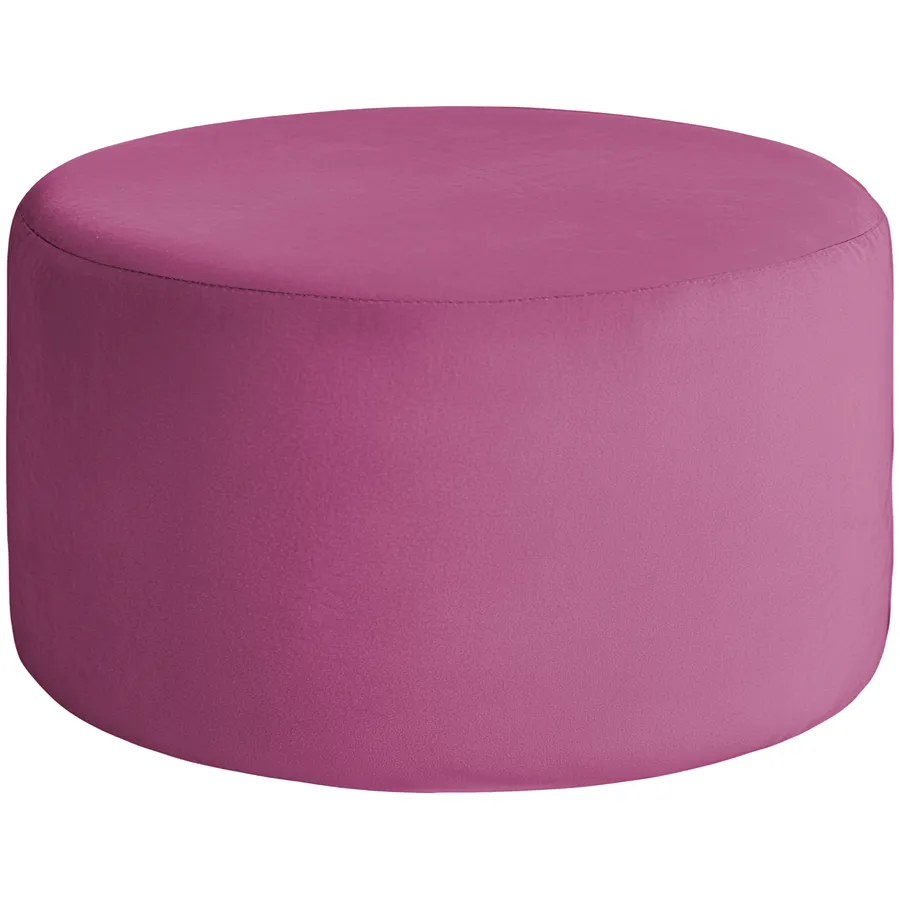 Пуфик "Фуфик" макс малиновый бархат - Фото миниатюра 1