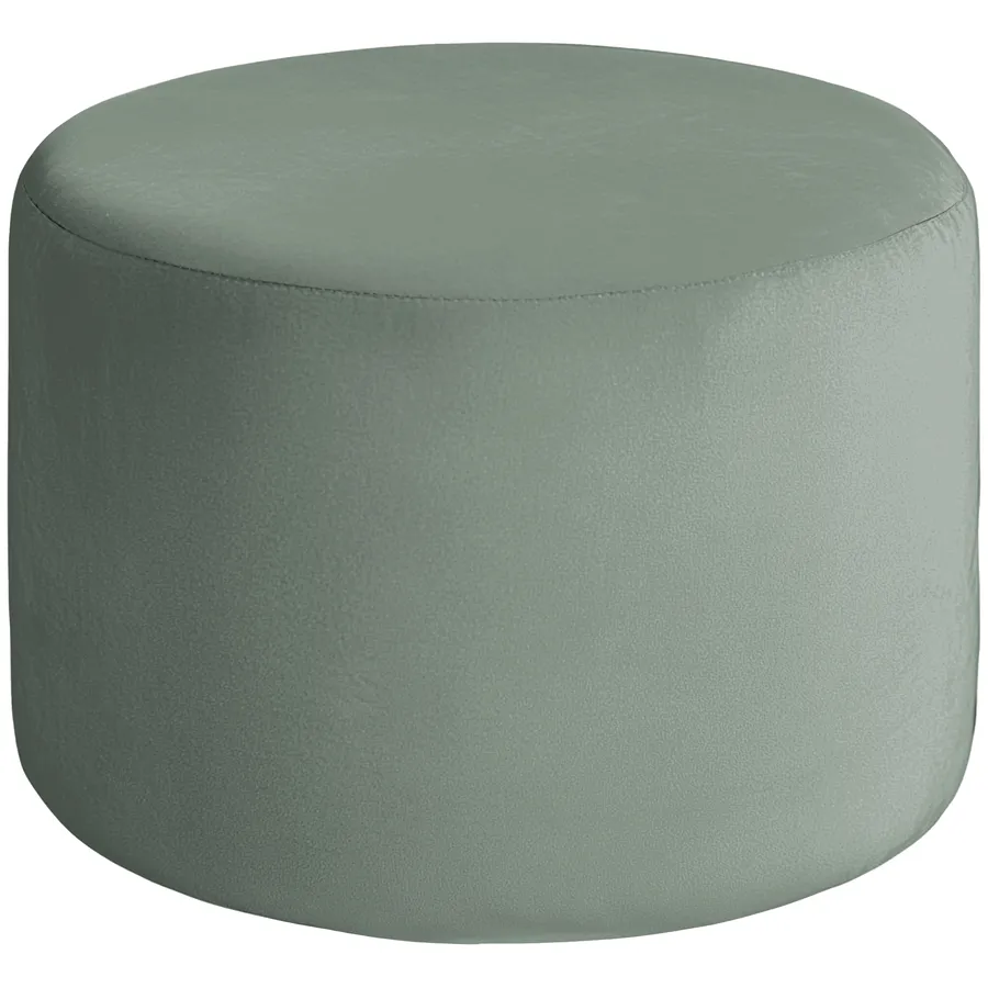 Пуфик "Фуфик" миди шалфей бархат - Фото миниатюра 1