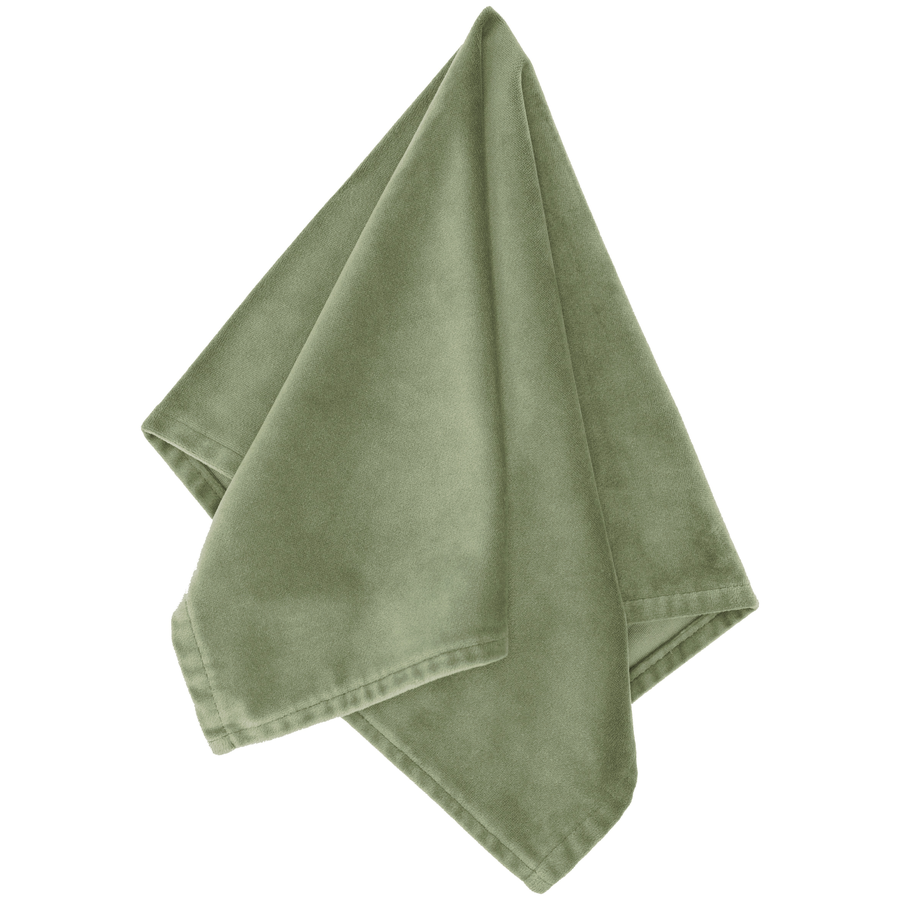 Салфетка бархатная "Бета" светло-зеленая - Фото миниатюра 2