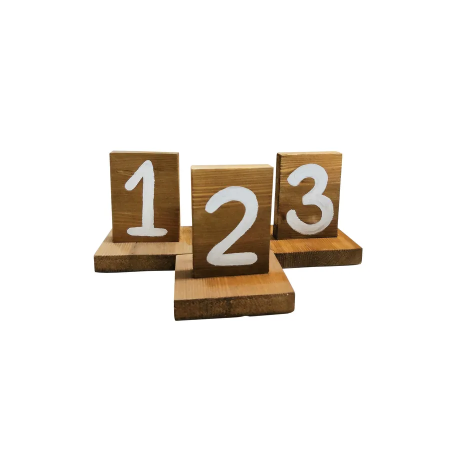 Набор номерков "Жафрей" большие цифры, 1-9 - Фото миниатюра 1