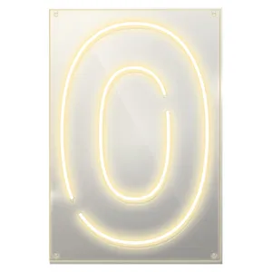 Неоновая надпись “0”