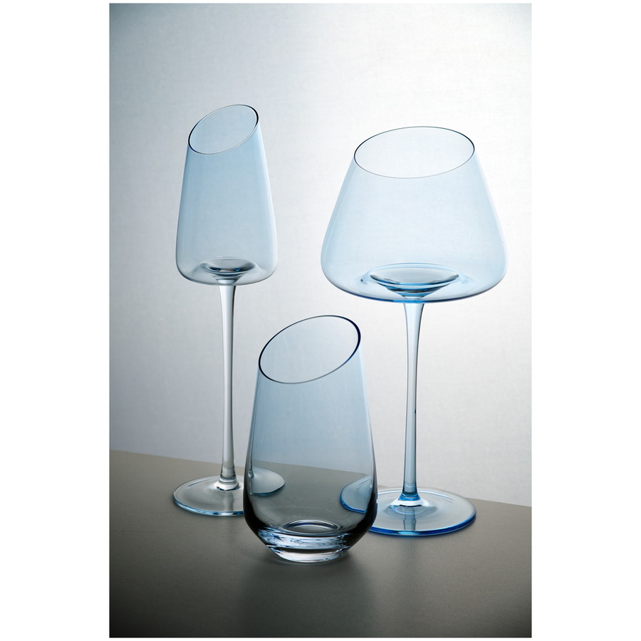 Набор бокалов "Роулинг"  светло-голубых - Фото миниатюра 2