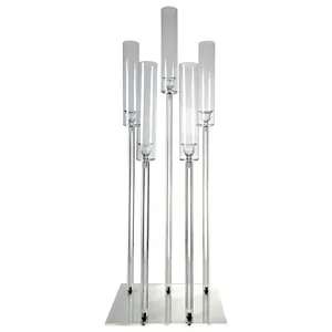 Подсвечник "Рути 5" прозрачный