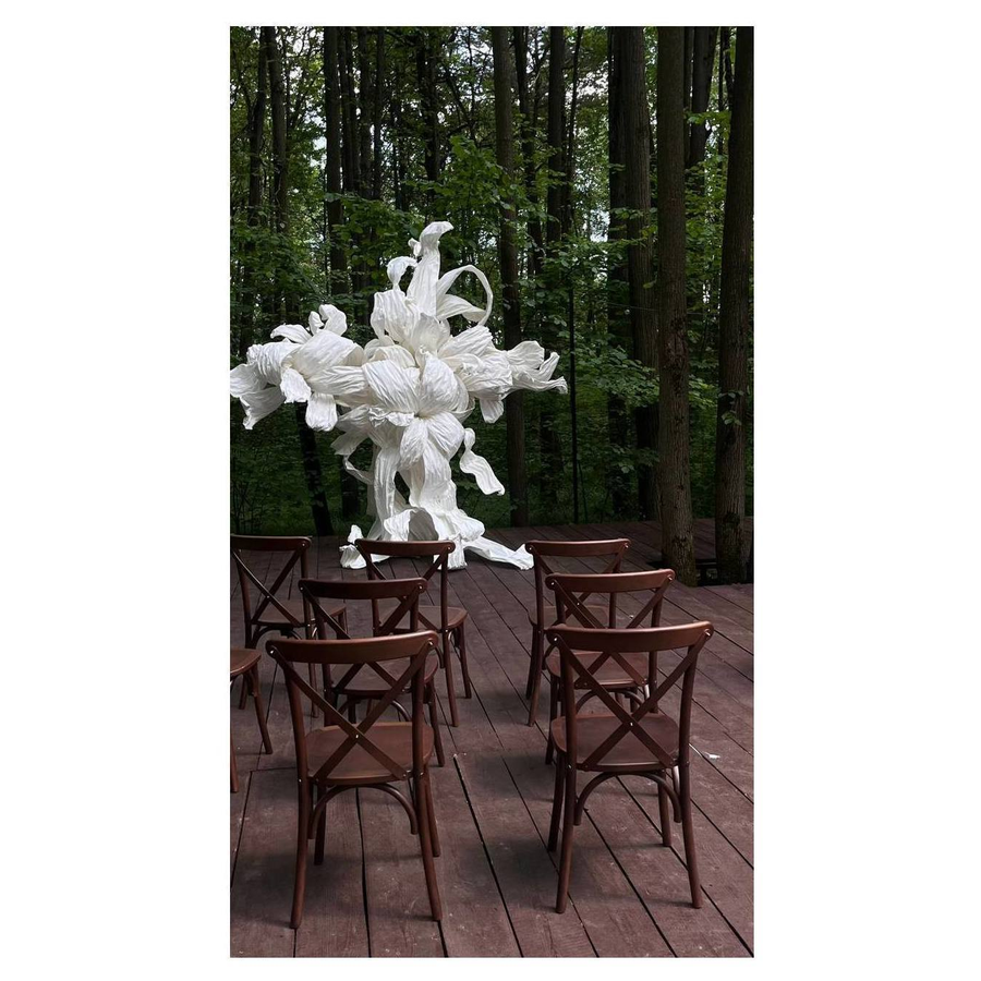 Стул "Кроссбэк" старинный орех - Фото миниатюра 2