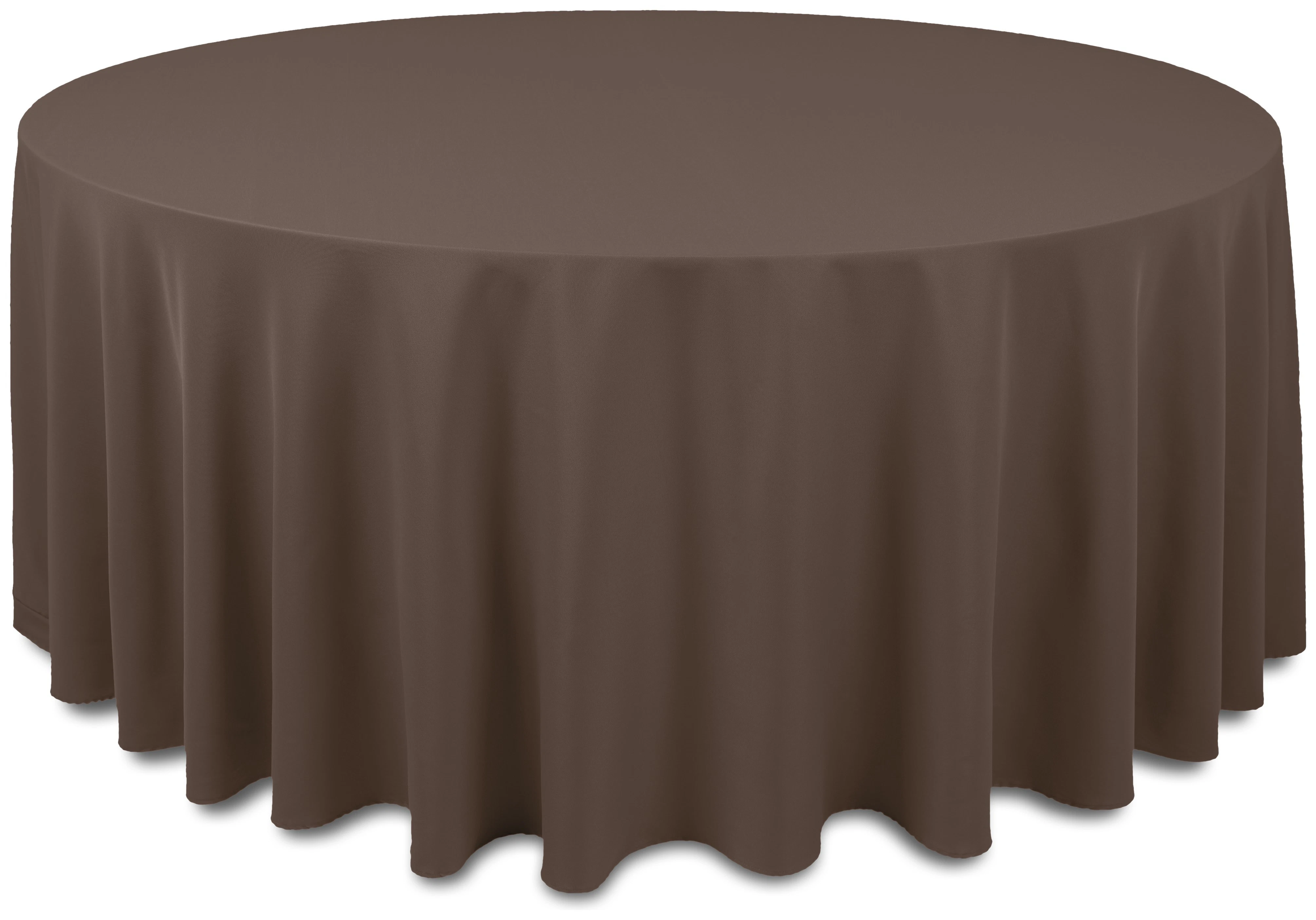 Скатерть "Альфа" кофейная круглая