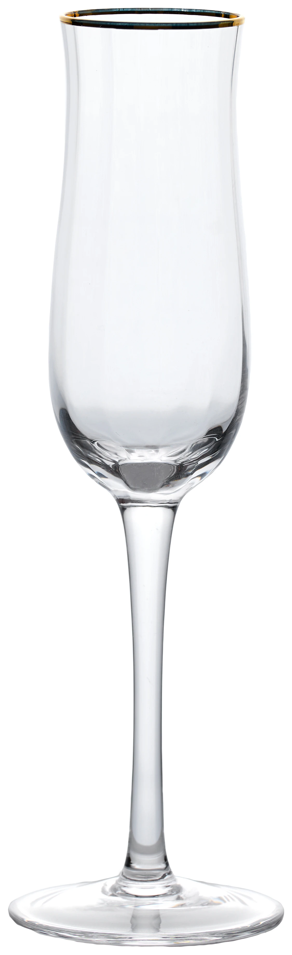 Бокал "Санд" с золотым кантом под шампанское