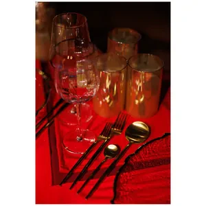 Вилка десертная "Сафо" золотая - Фото 3