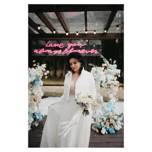 Неоновая надпись "Love you always and forever" - Фото 5