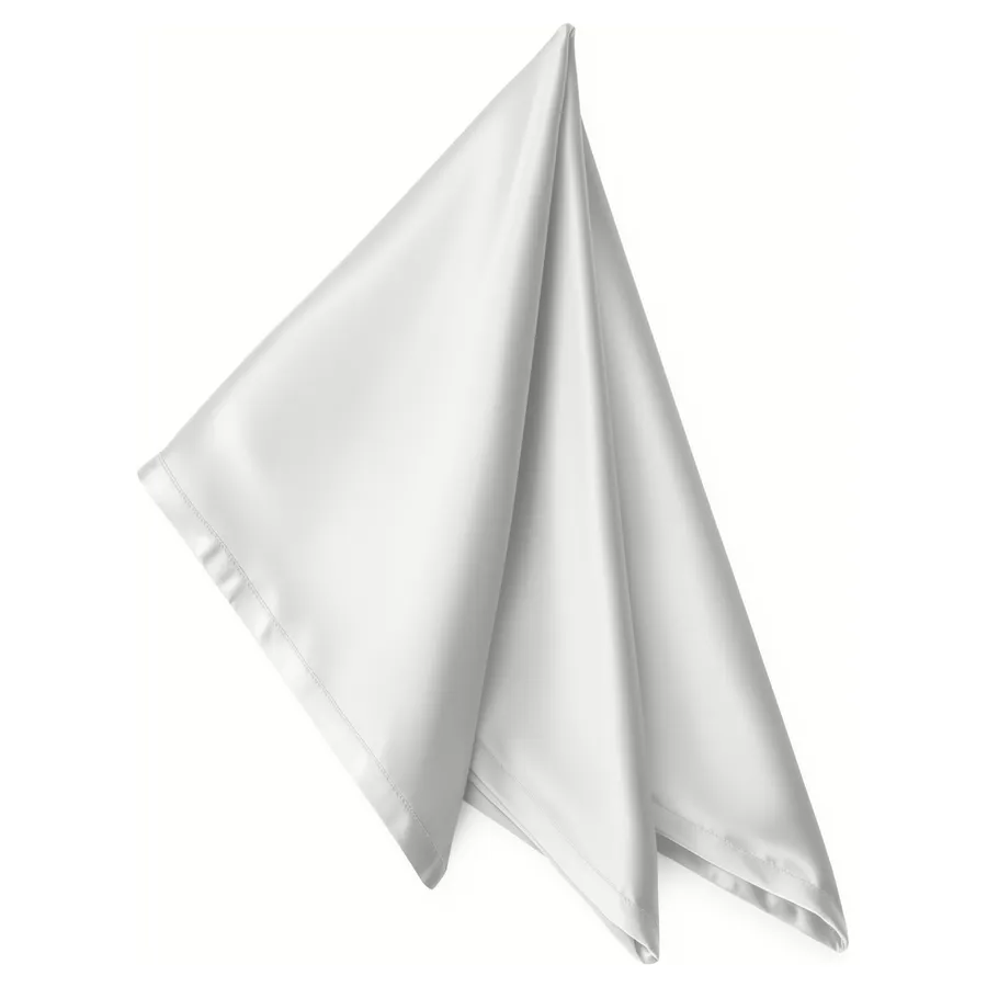 Салфетка "Шелк" белая глазурь - Фото миниатюра 1