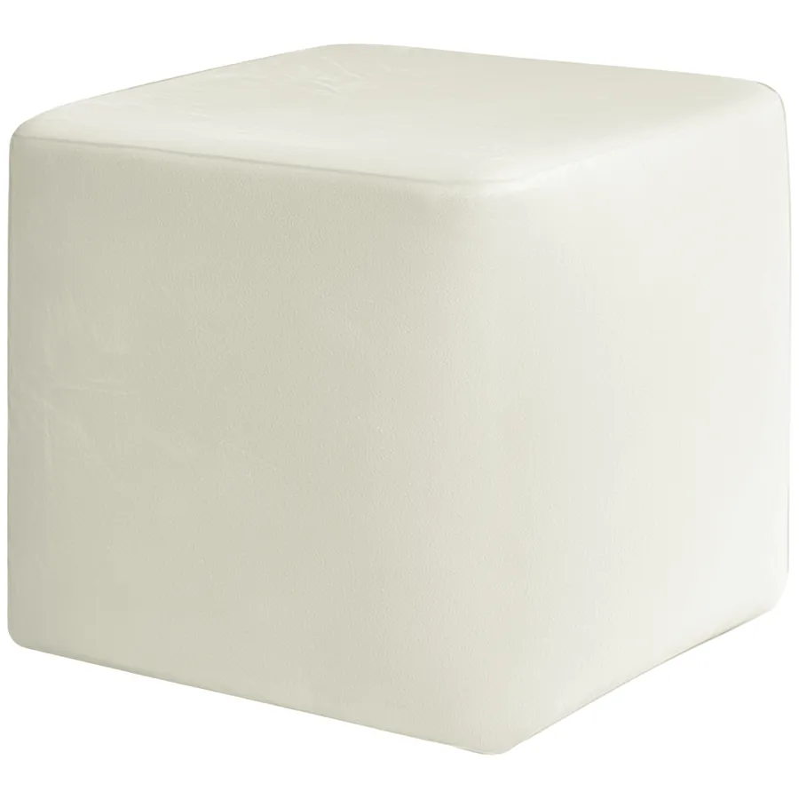 Пуфик "Квадро" жемчужный бархат - Фото миниатюра 2