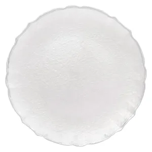 Тарелка "Линдгрен" прозрачная без канта