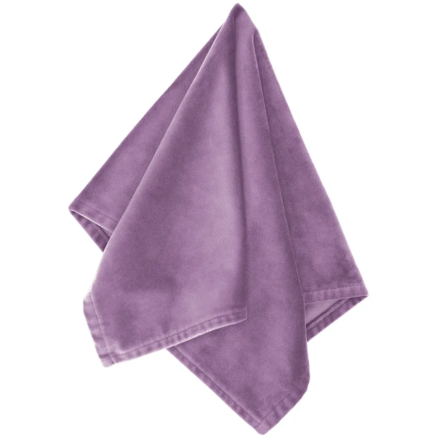 Салфетка бархатная "Бета" фиалковая - Фото миниатюра 2