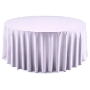 Скатерть "Шелк" блеск аметиста круглая