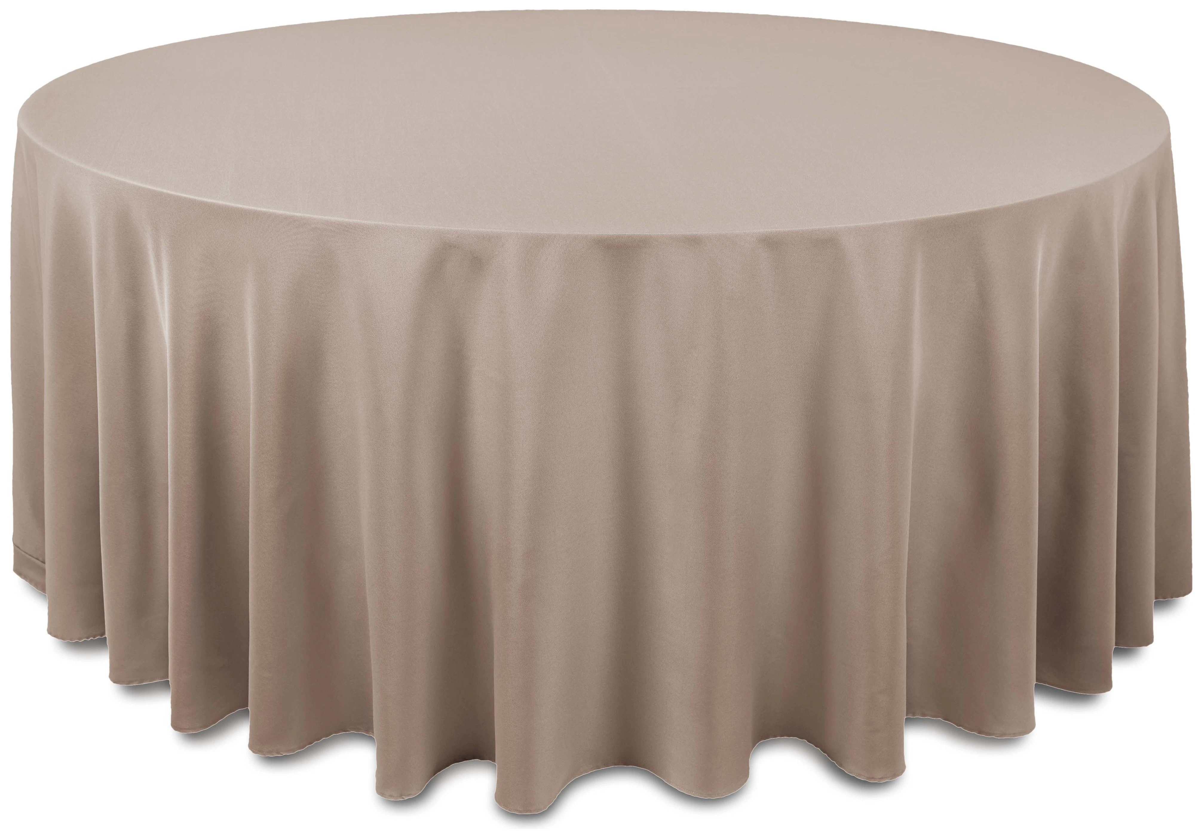 Скатерть "Альфа" капучино круглая