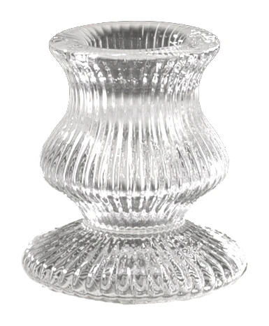 Подсвечник "Драко" стеклянный прозрачный