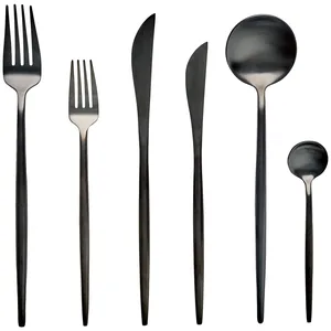 Набор приборов "Сафо" черных 6 шт