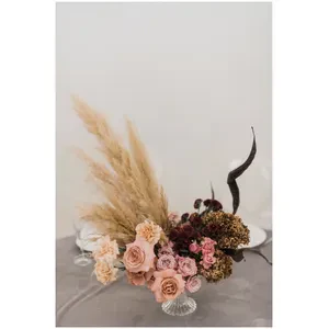 Скатерть бархатная "Бета" серая круглая - Фото 3